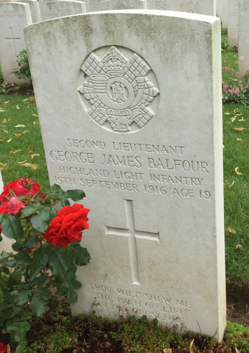 George Balfour memorial